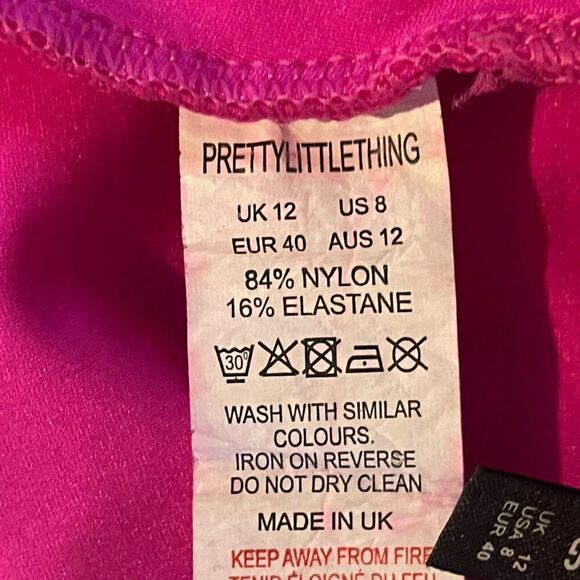 Prettly Little Thing Mix & Match Swim Bikini Top & Bottom Size 12/8 Pink 2 Piece - Picture 8 of 9